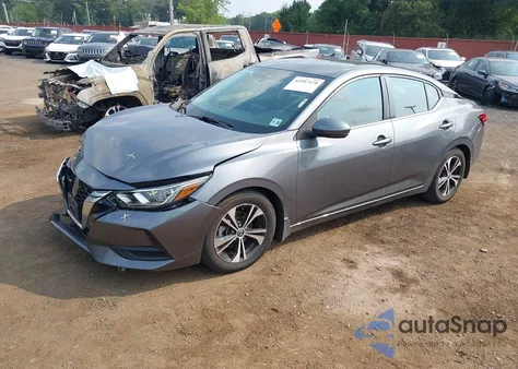 2020 Nissan Sentra Sv Xtronic Cvt z USA, uszkodzony, nr VIN 3N1AB8CV9LY268515
